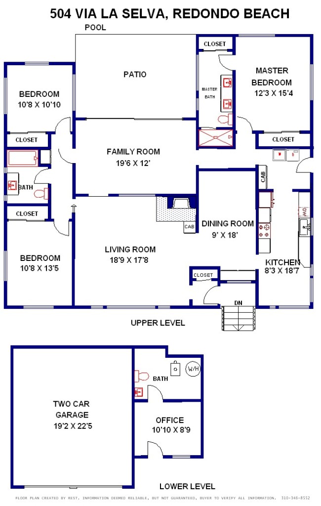 504 Via La Selva floorplan